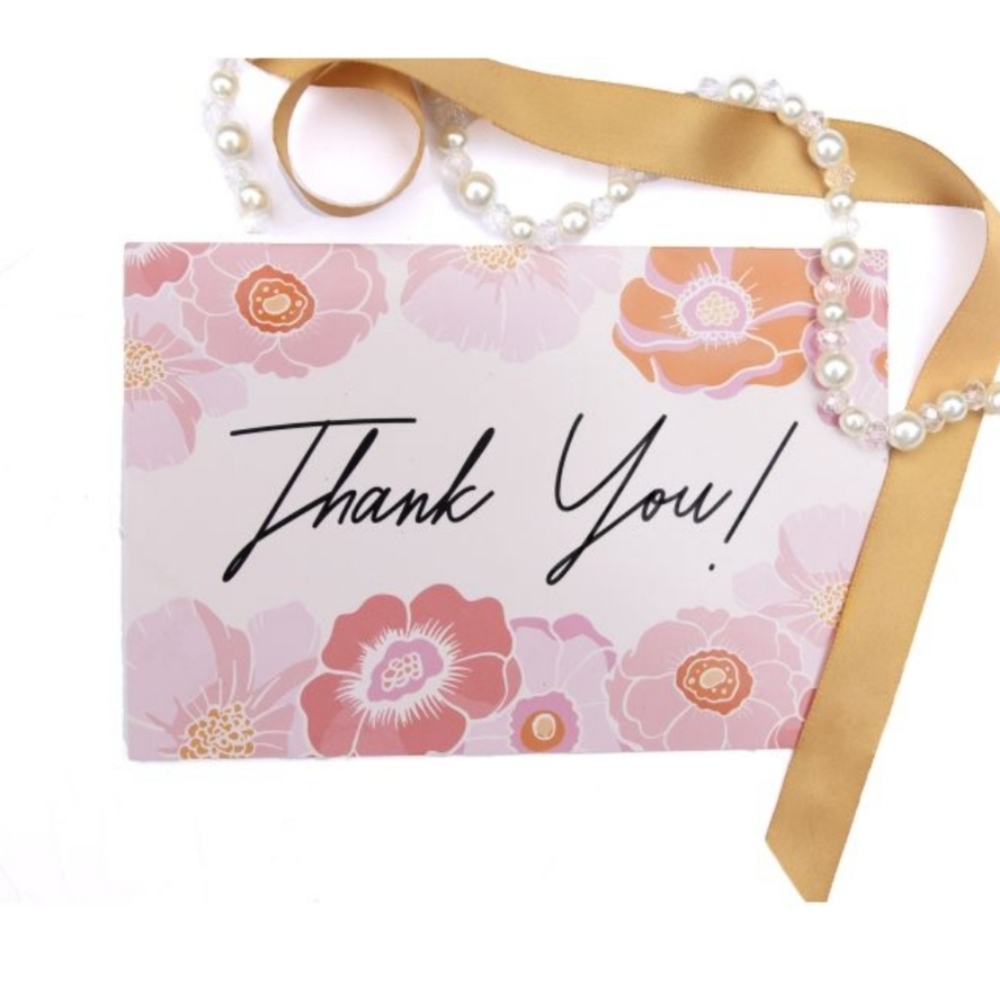 25ct. 4x6 Thank You Cards, Bonus: 3 Random Polymailers ✨️PRICE FIRM✨️ - Picture 3 of 5